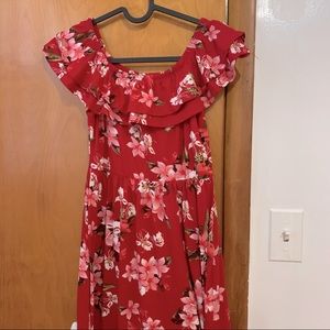 Girls floral maxi dress